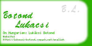 botond lukacsi business card