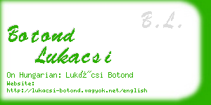 botond lukacsi business card